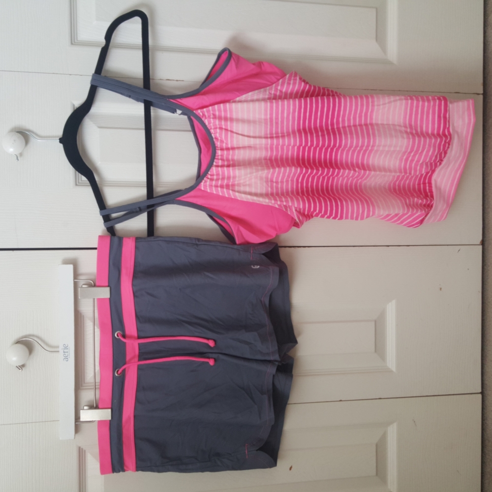 Two-piece Tankini & Shorts Swimsuit